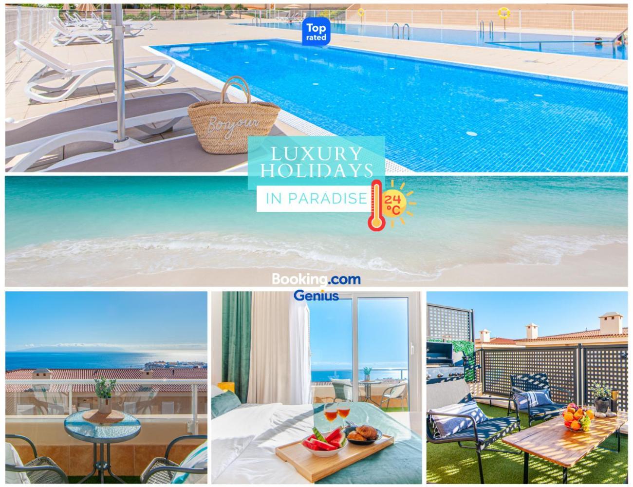 Luxury Townhouse With Panoramic Sea View Villa Puerto de Santiago  Buitenkant foto